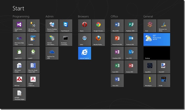 Start Screen
